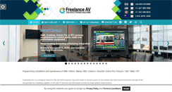 Desktop Screenshot of freelanceav.com